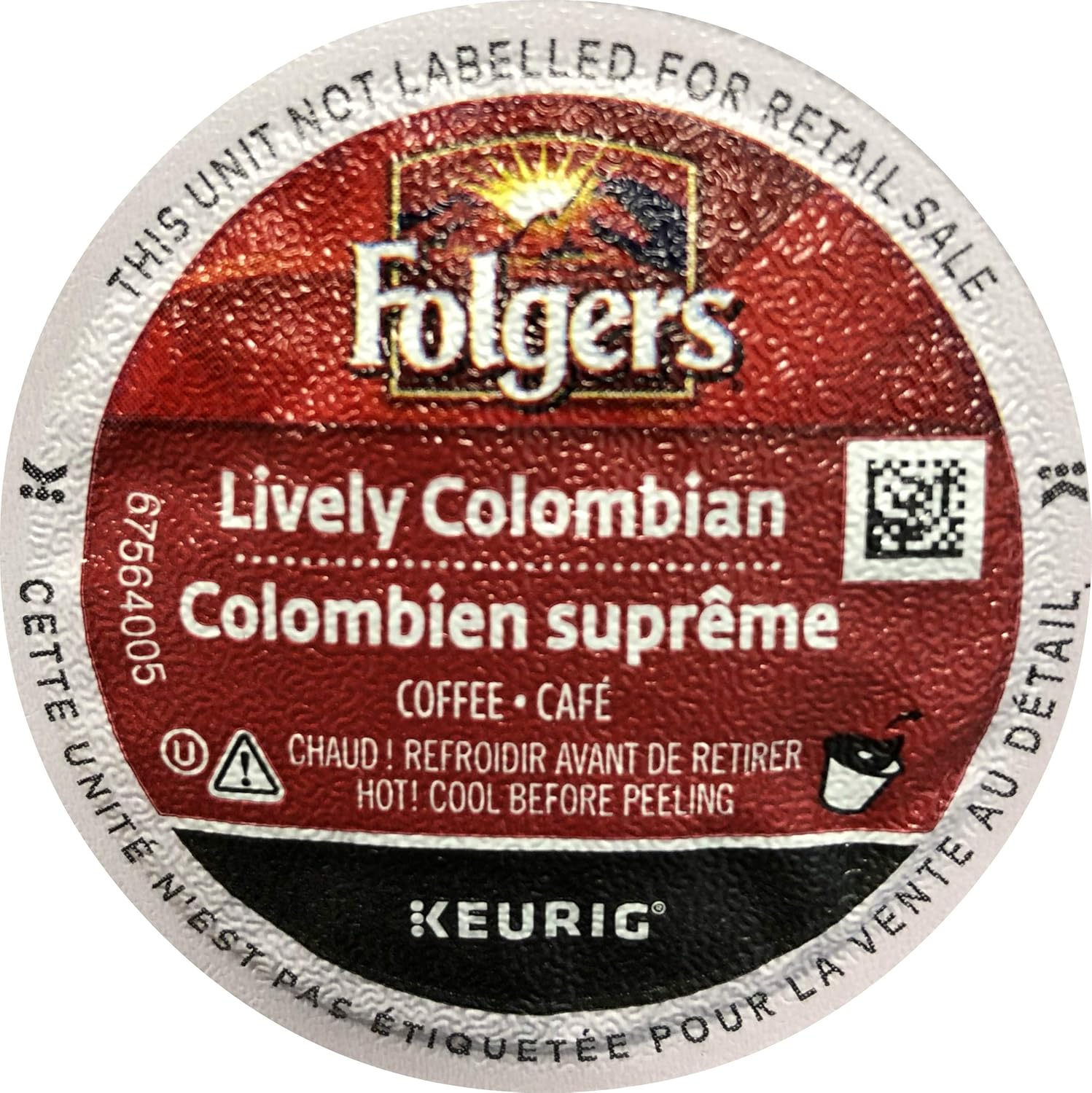Folgers Lively Colombian Coffee K-Cups, 24 Count (Pack of 2)