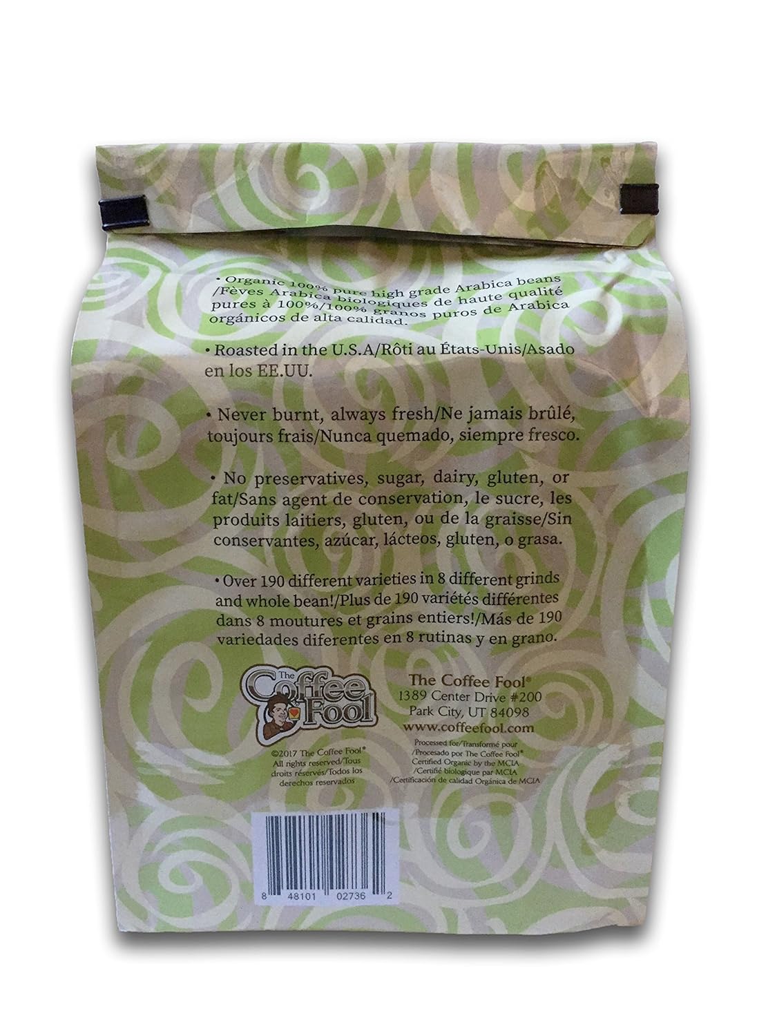 The Coffee Fool Organic Fair Trade Nicaraguan Matagalpa, Espresso, 2 Pound