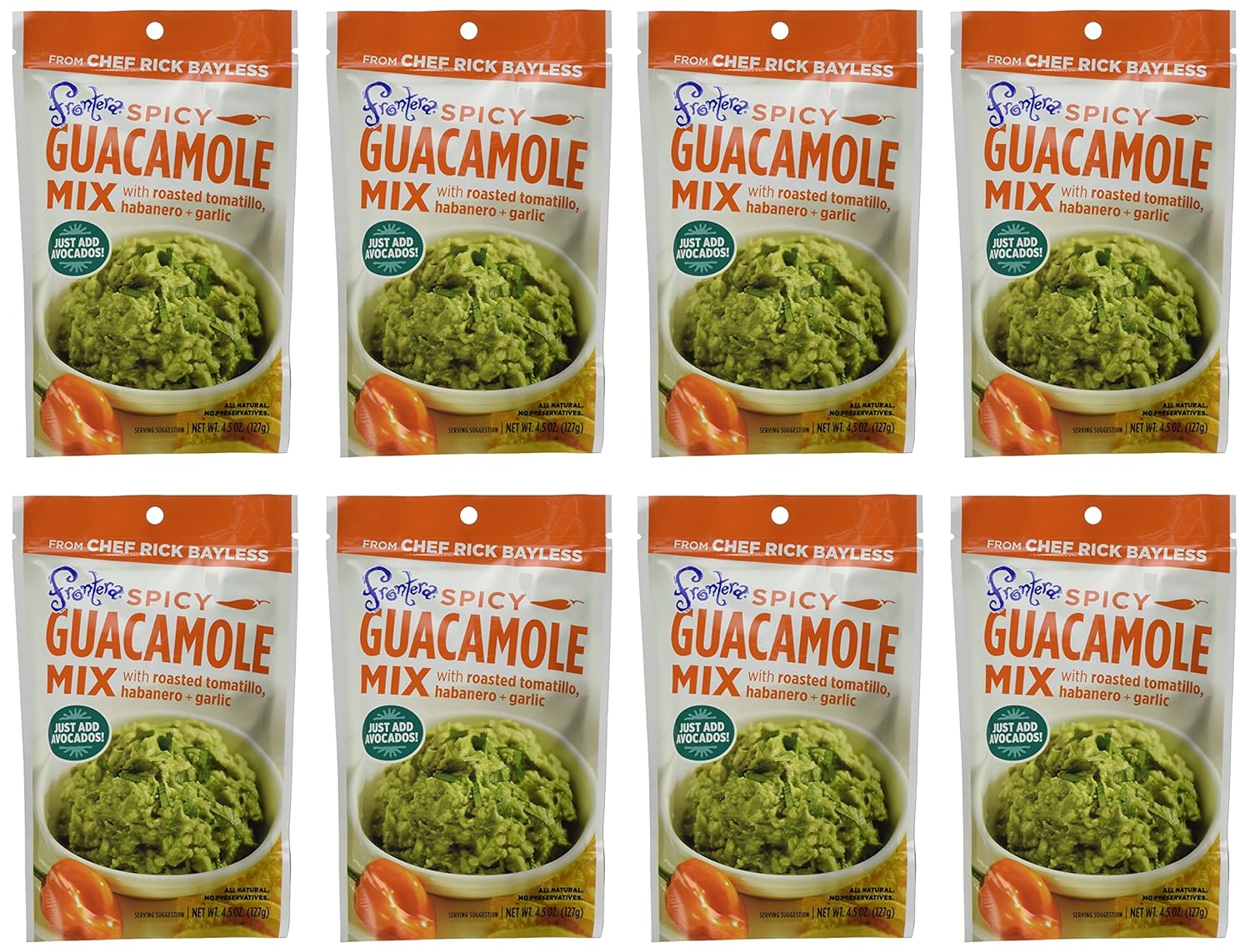 Frontera Spicy Guacamole Mix, 4.5 Ounce (Pack of 8)