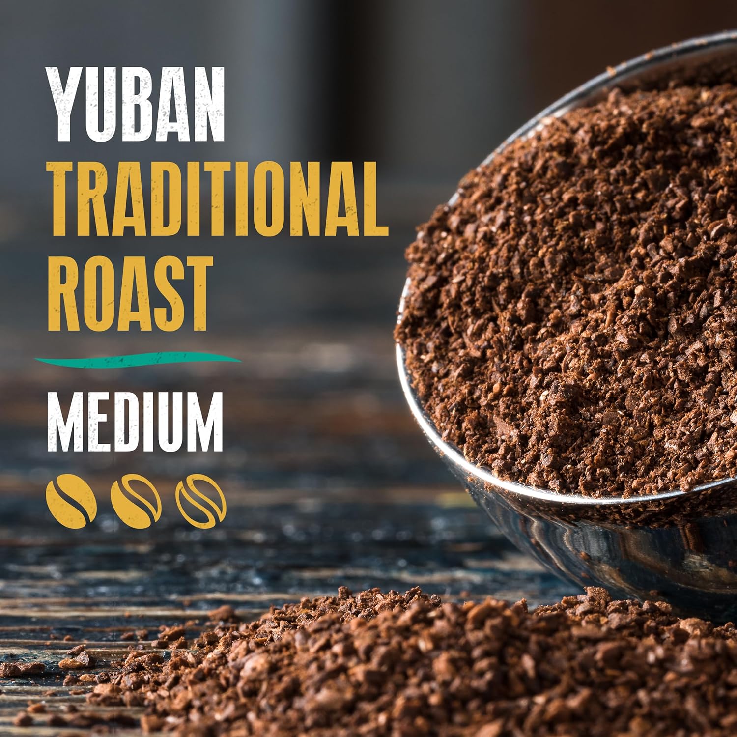 Yuban Traditional Medium Roast Ground Coffee, The Big Can, 33.4 oz Canister