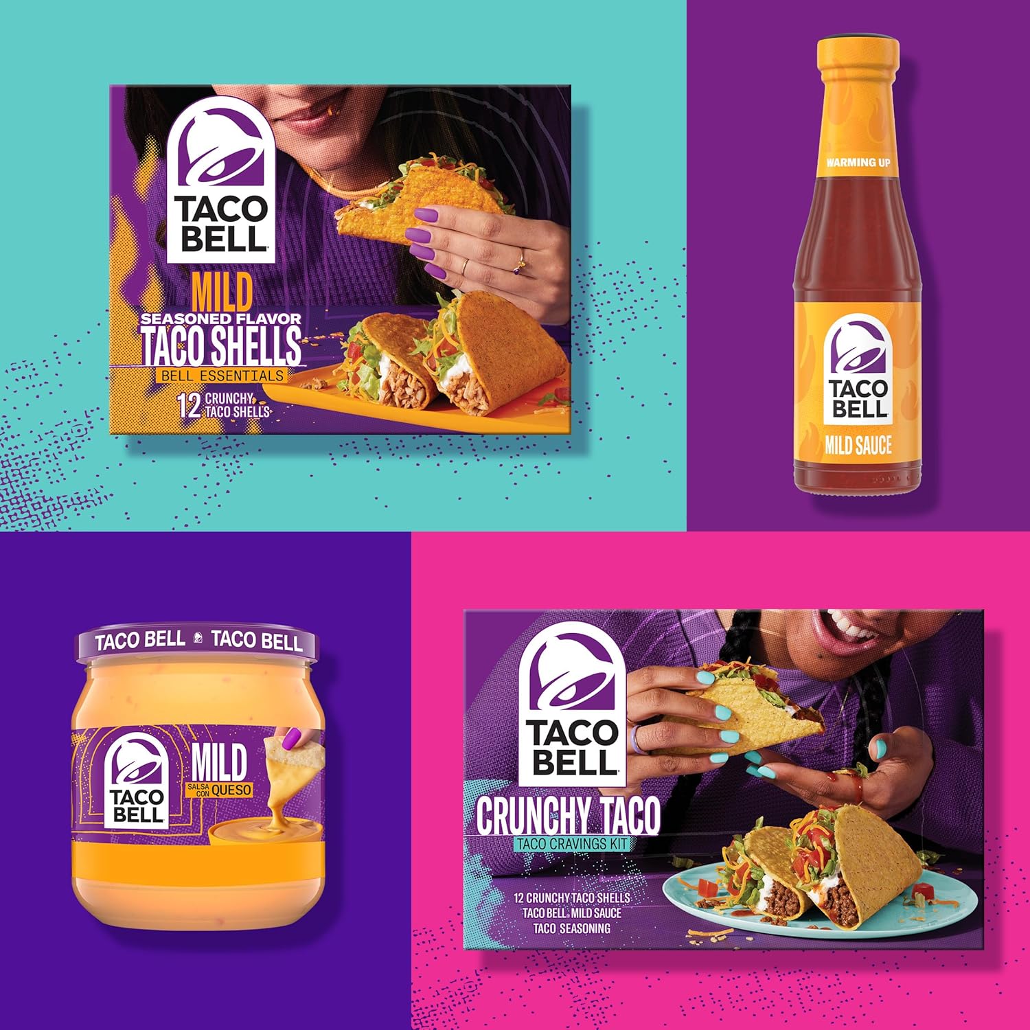 Taco Bell Crunchy Taco Dinner Kit (12 Count per Box)