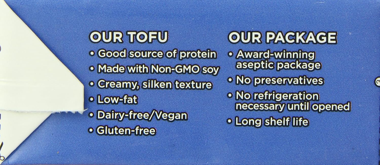 Mori-Nu Tofu, Tofu Firm, Blue, 12.3 Ounce (Pack of 12)