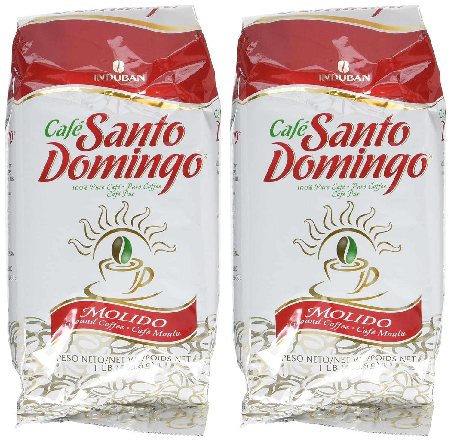 Cafe Molido Santo Domingo Coffee 1 Lb - 2pack
