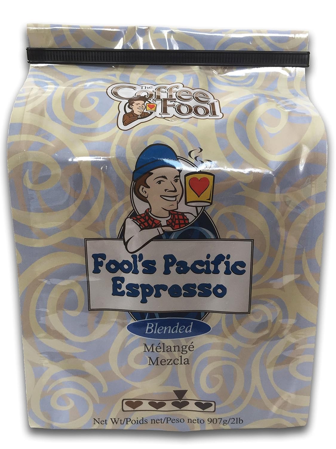 The Coffee Fool Pacific Espresso, French Press, 2 Pound