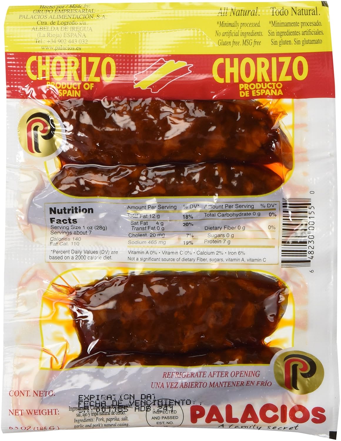 'Oreados' Mini-Chorizo 4 Pack