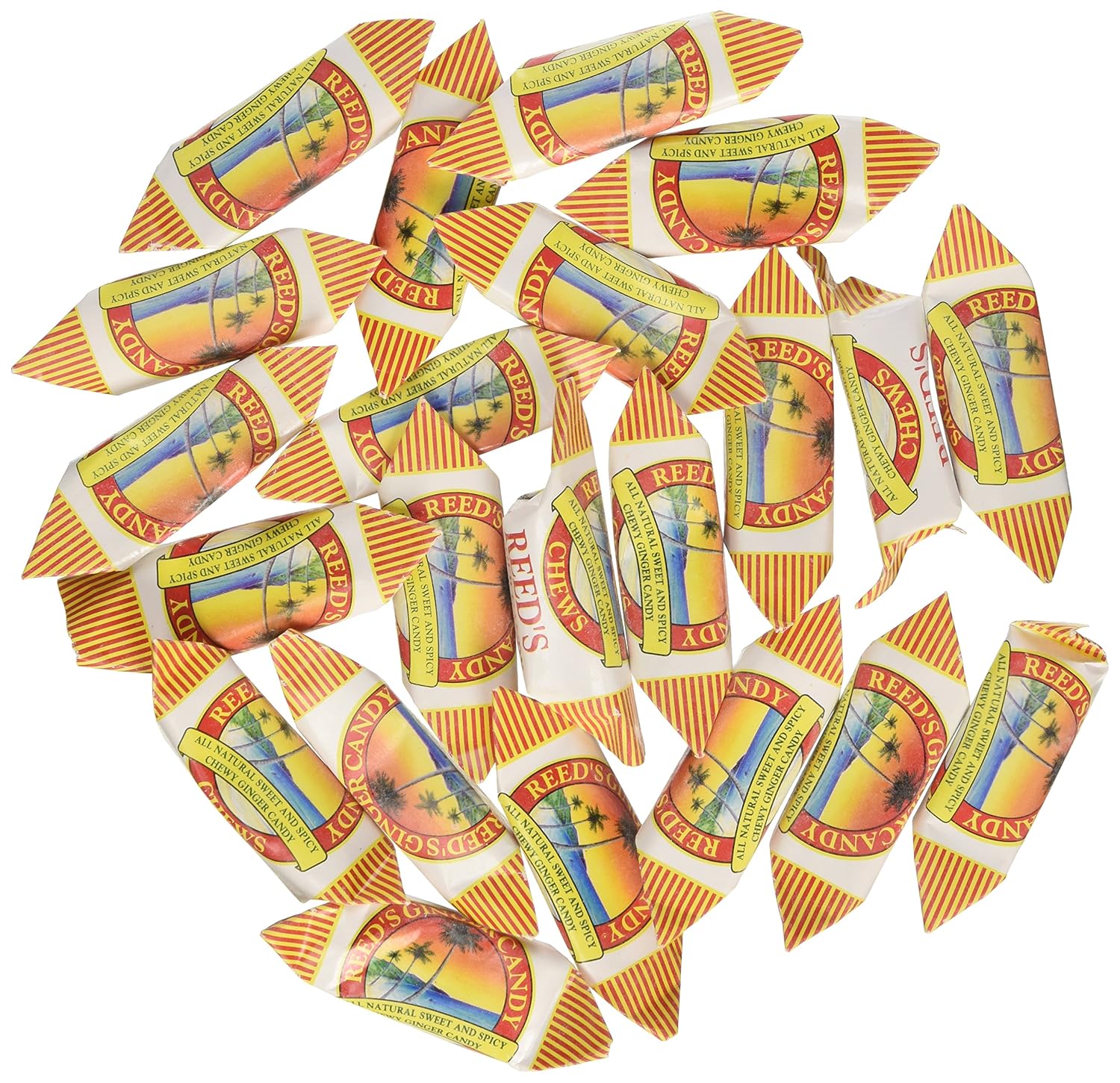 Reed's Ginger Candy Chews - 2lb Bag